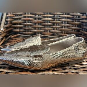 Esprit Womens Jaine Loafer Flat Metallic Size 7